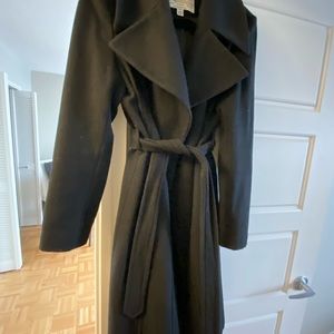 Wide Collar London Fog wool coat